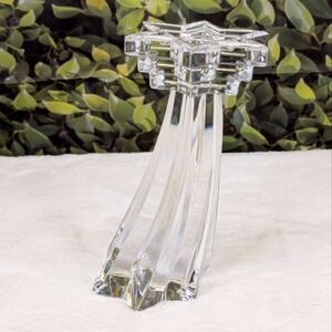 Vintage WMF Germany Shooting Star 24% Lead Crystal 6" Candle Holder